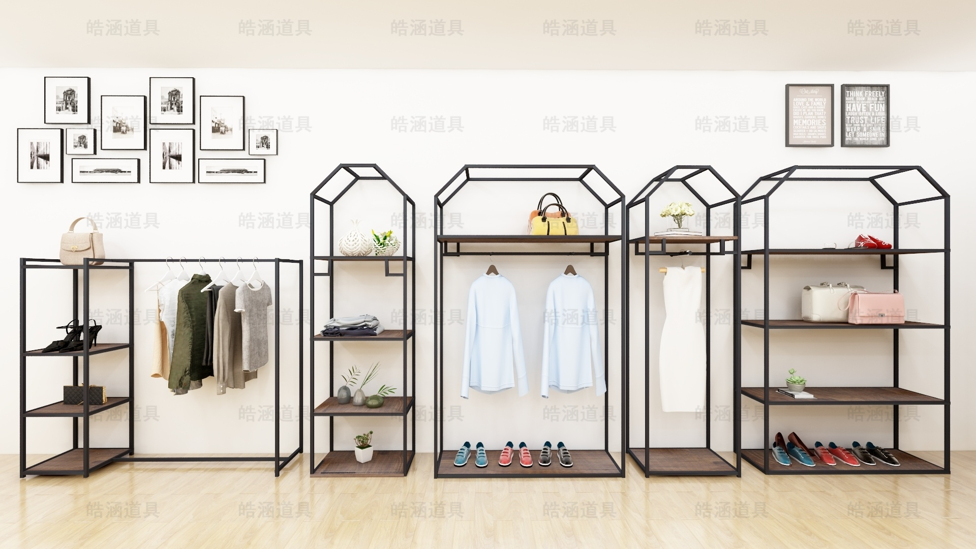 打扮展架